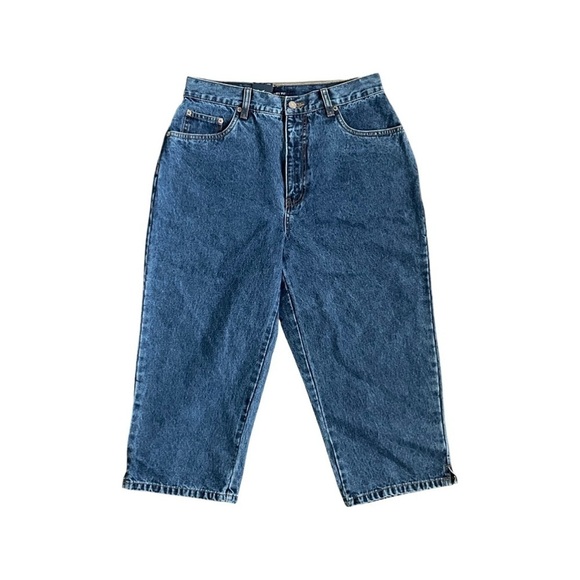 BILL BLASS Petite Easy Fit Jean Capri Blue Denim Cropped Women’s Size 10P. - Picture 15 of 16